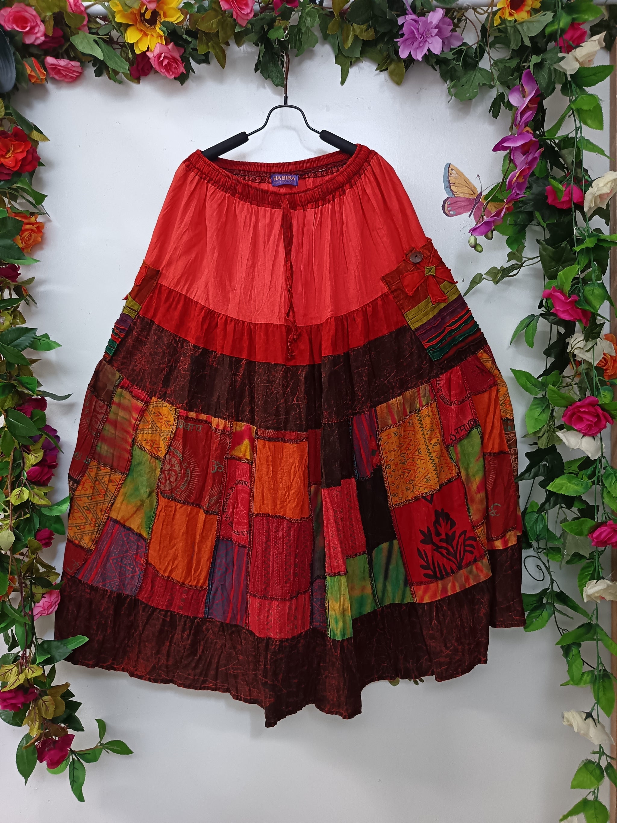 Cotton Patchwork Gypsy Skirts