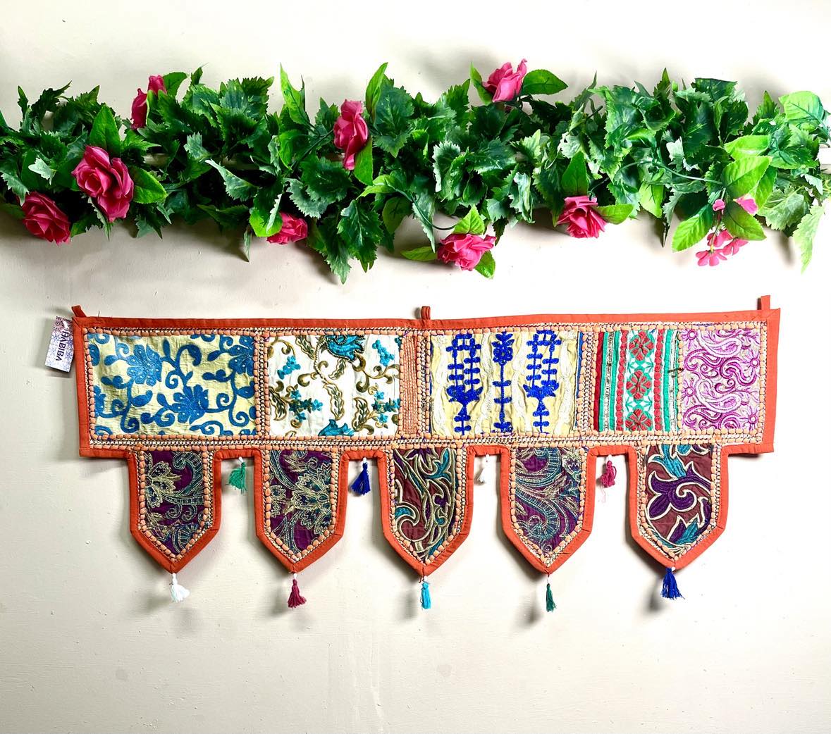 Indie Embroidered Wall Hanging