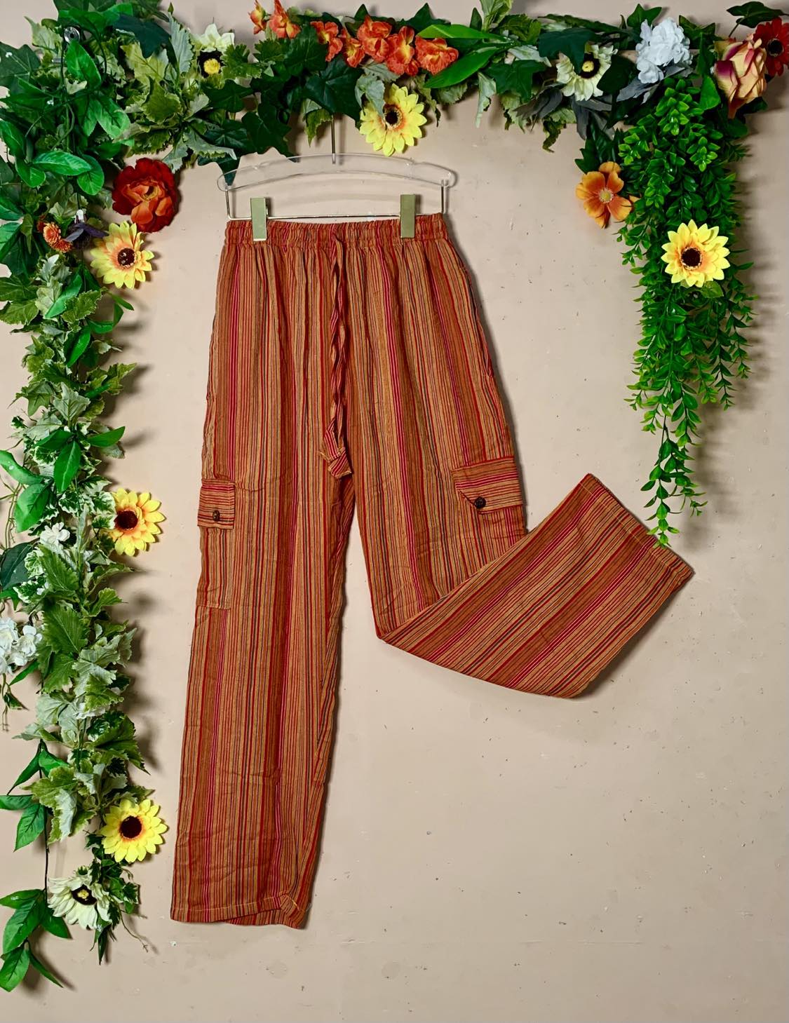 Kurtha Striped Chill Pants - SMALL