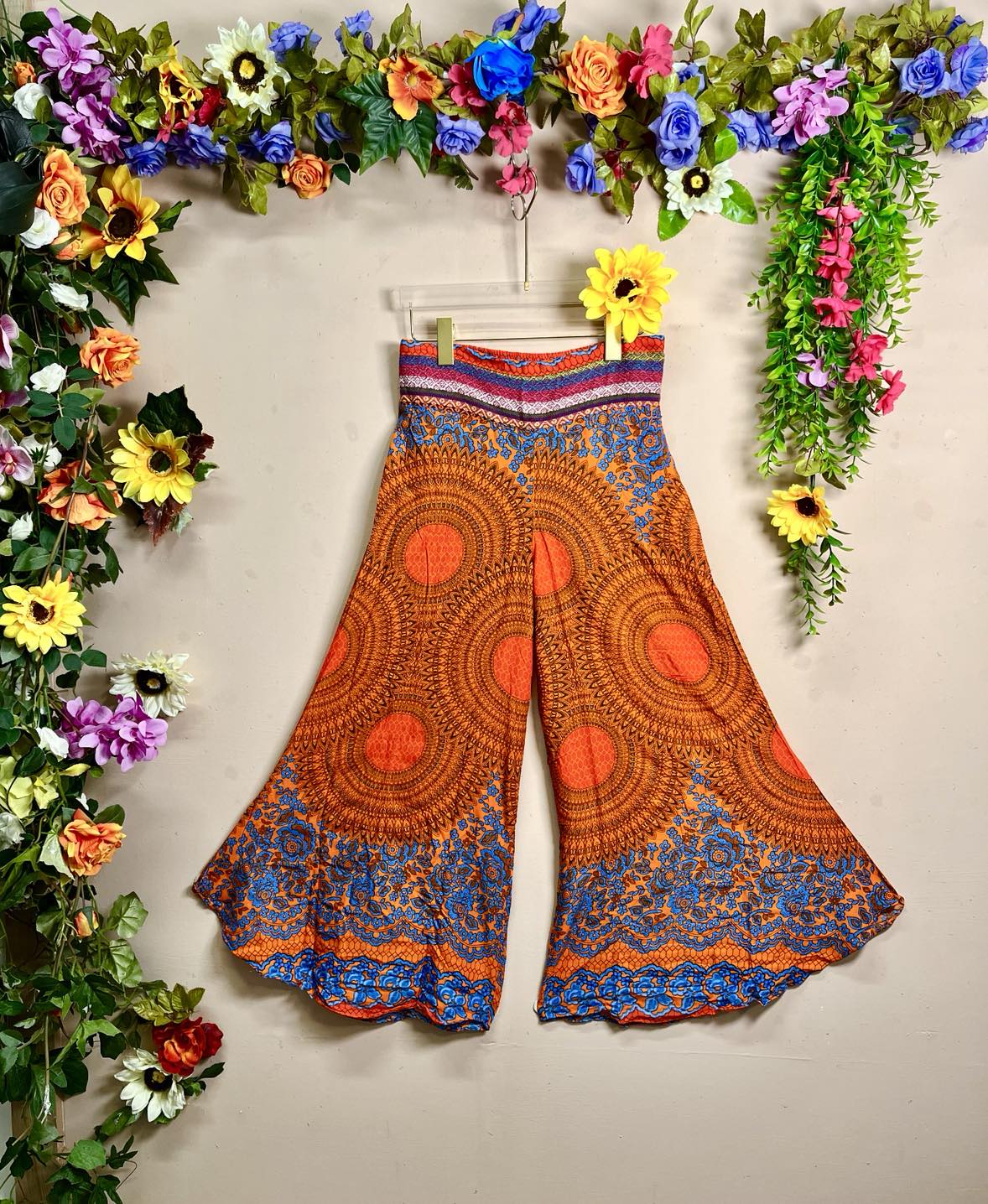 Thai Tribal Palazzo Pants