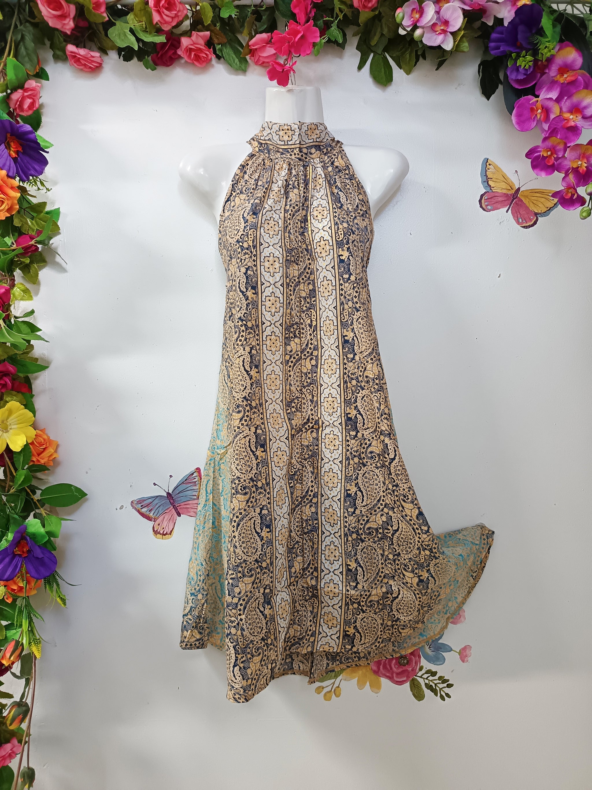 Silk & Soul Midi Muse Halter Dress