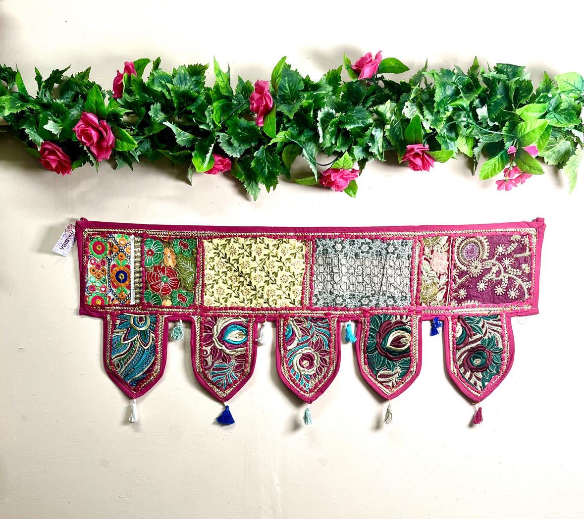 Indie Embroidered Wall Hanging