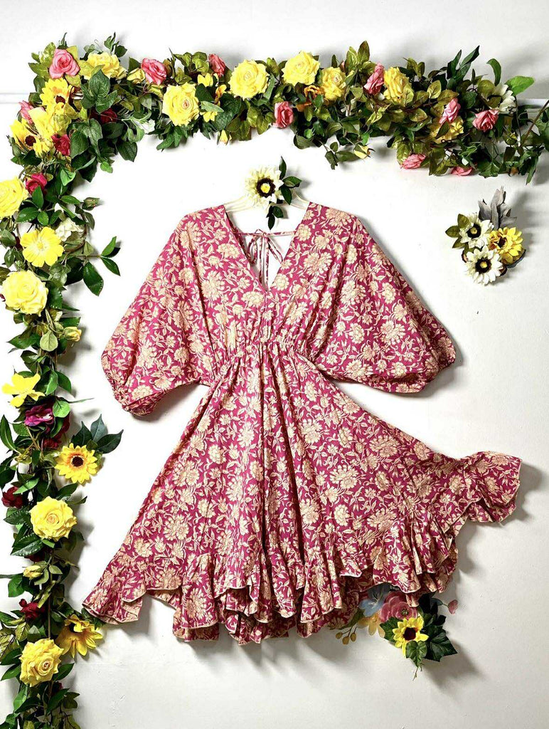 Nomad Cotton Peasant Dress