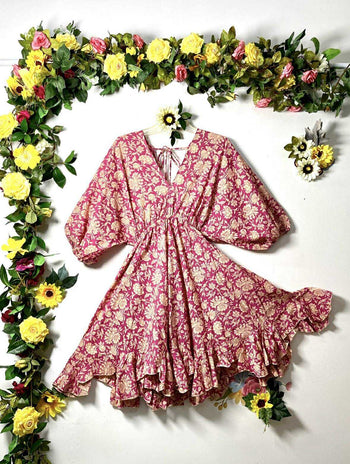 Nomad Cotton Peasant Dress