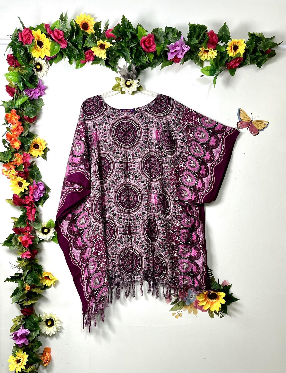 Thai Short Fringed Kaftan