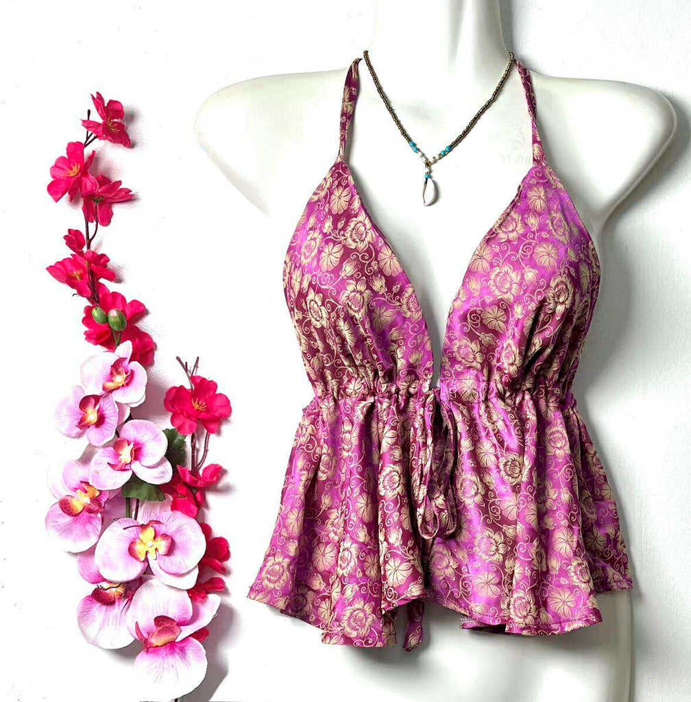 Vietnamese Silk Babydoll Top