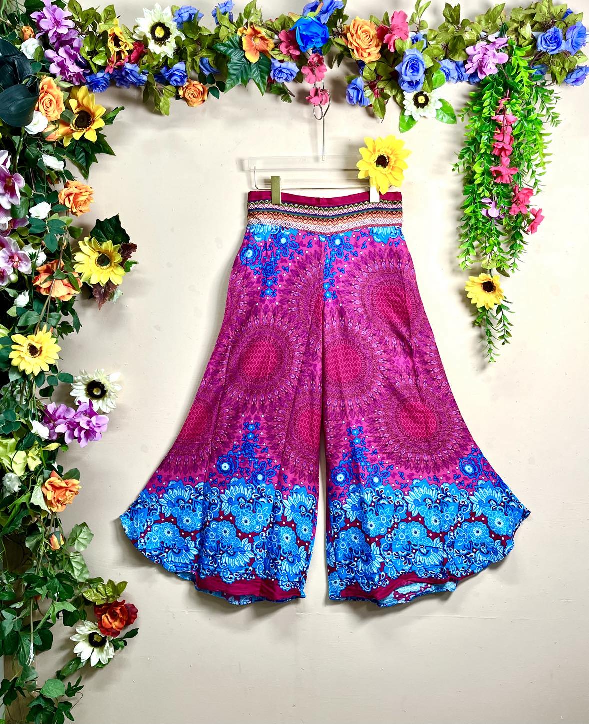 Thai Tribal Palazzo Pants