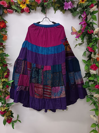 Cotton Patchwork Gypsy Skirts