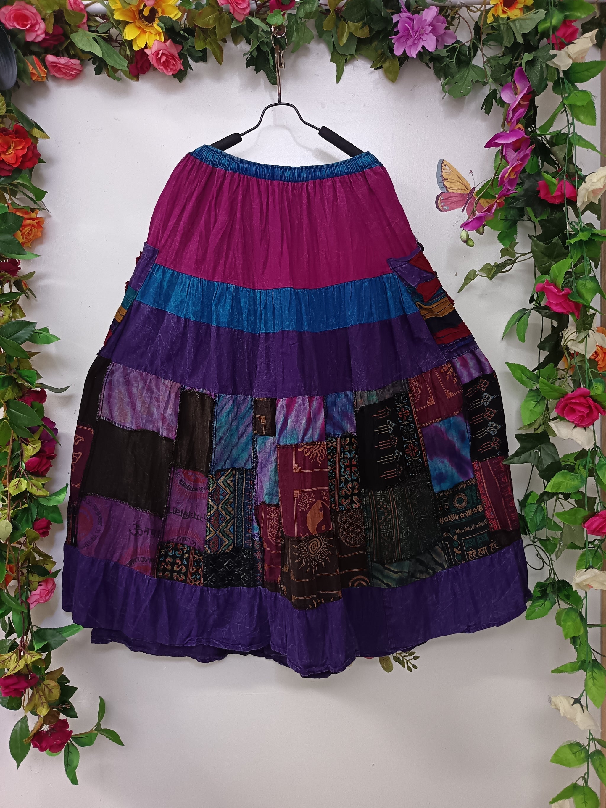 Cotton Patchwork Gypsy Skirts