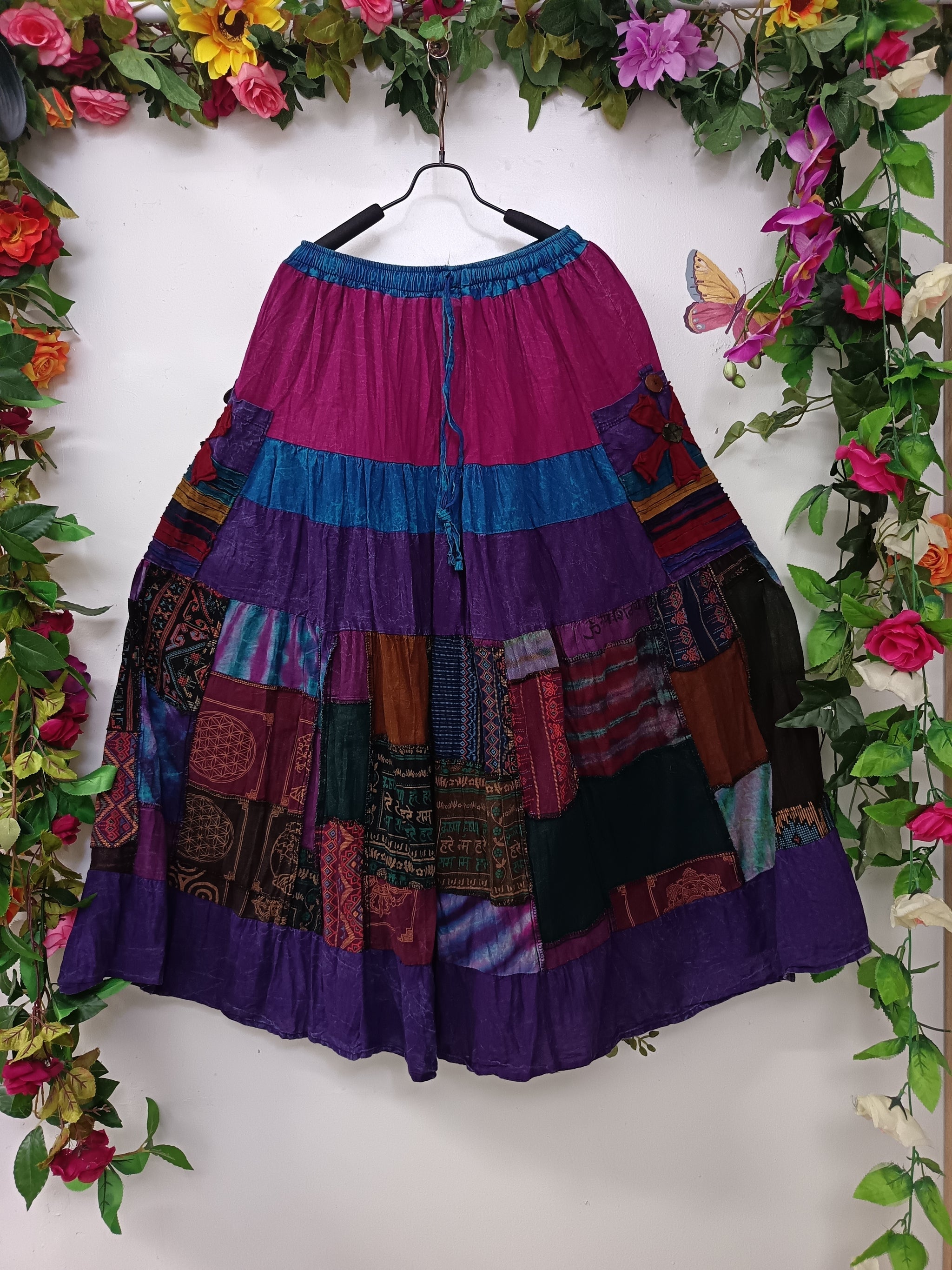 Cotton Patchwork Gypsy Skirts