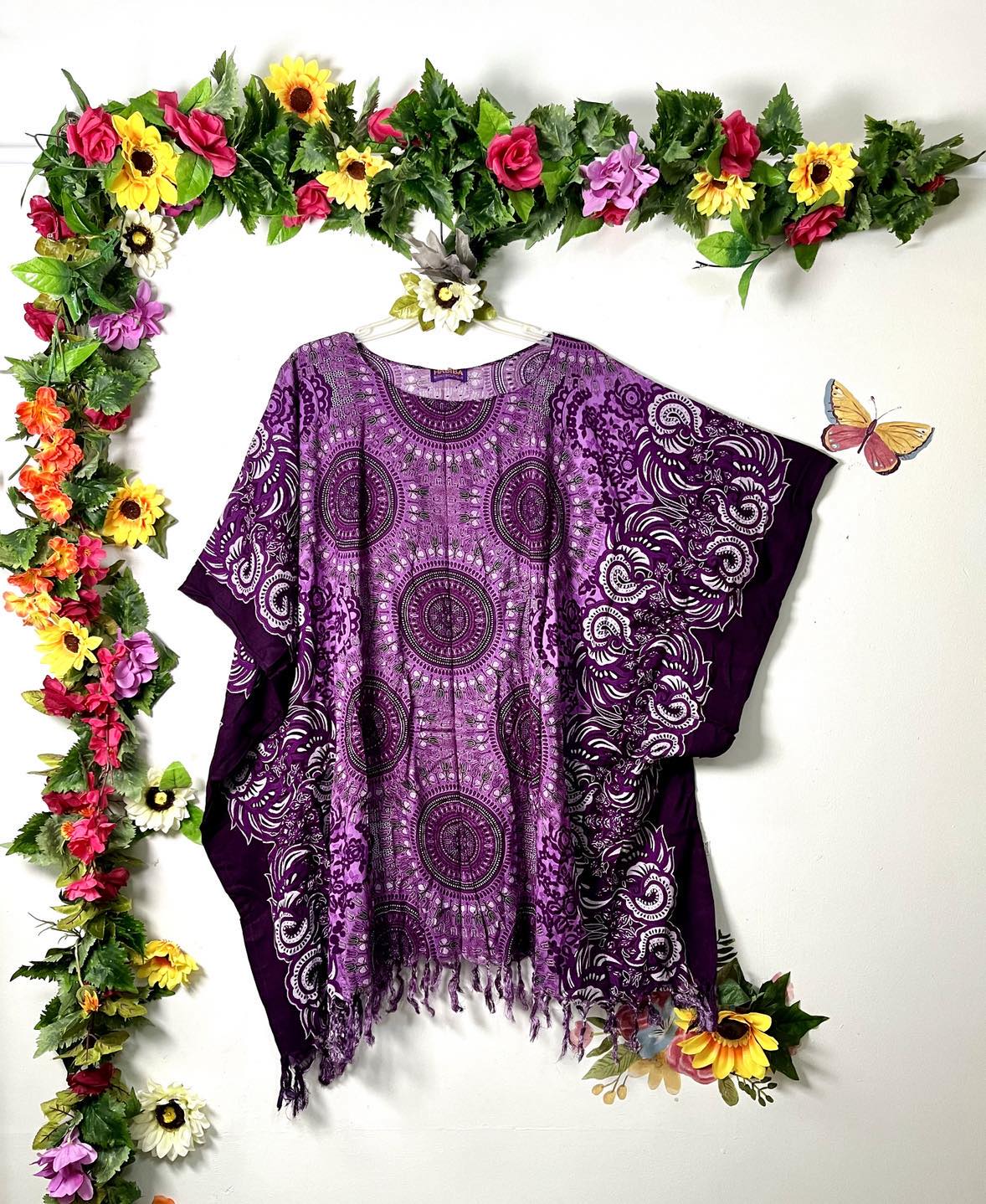 Thai Short Fringed Kaftan