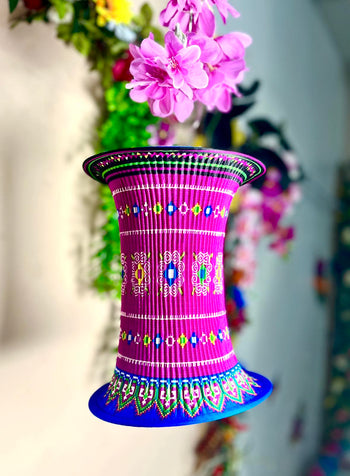 Vietnamese Hmong Lampshade - Medium