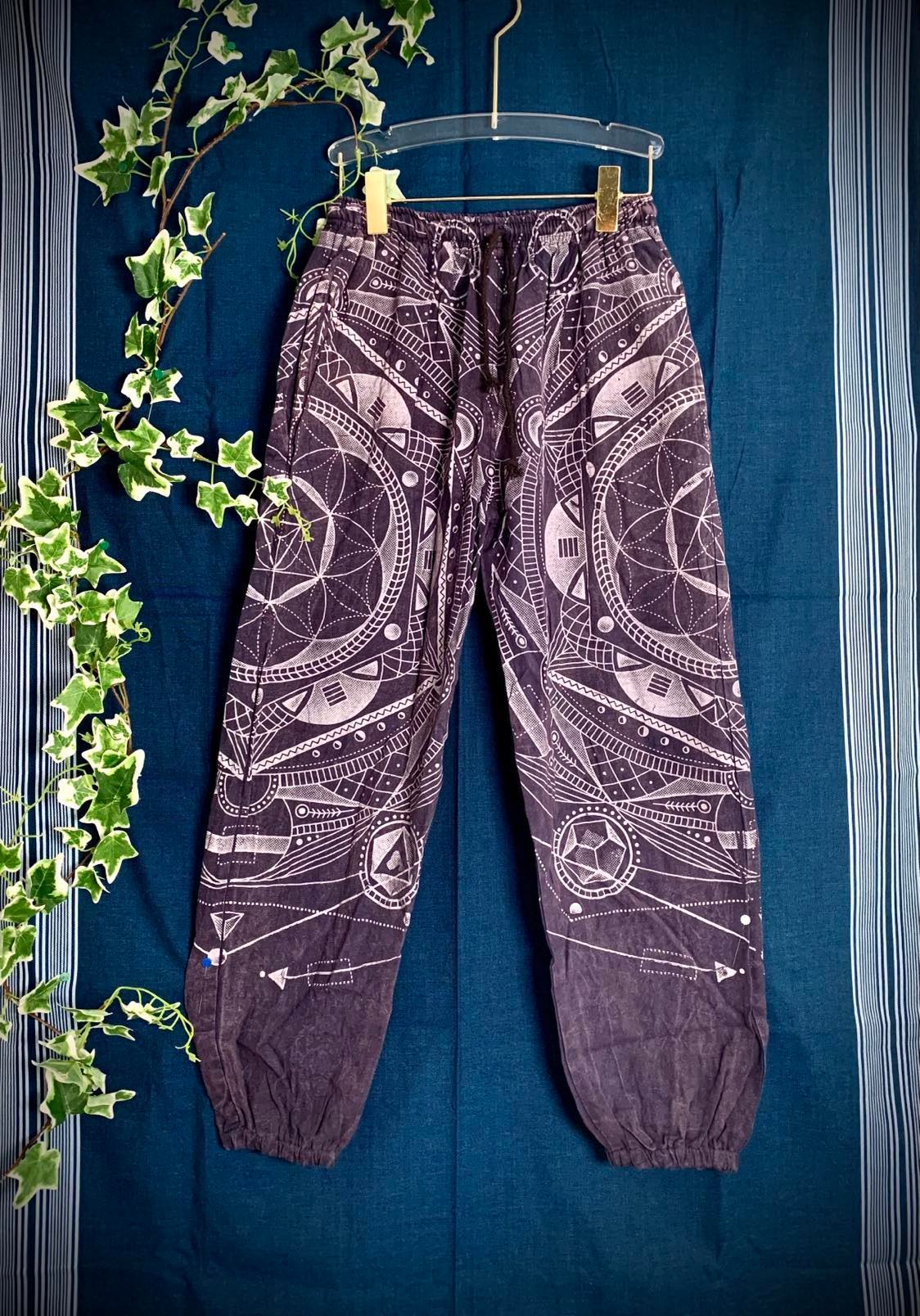 Hippie Print Pants S/M