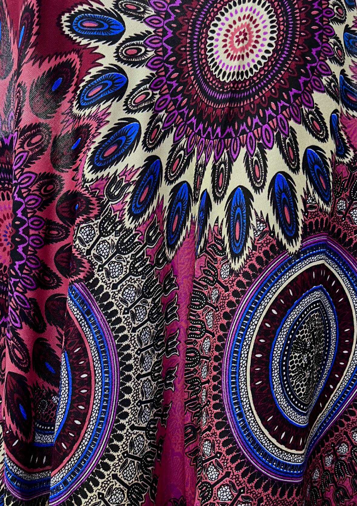 Thai Mandala Splash Swing Dress
