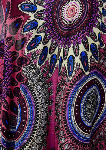 Thai Mandala Splash Swing Dress