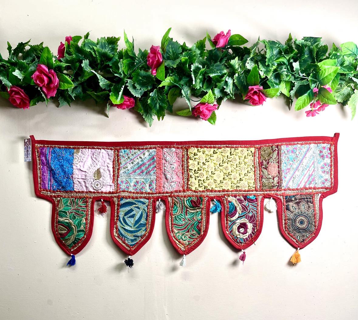 Indie Embroidered Wall Hanging