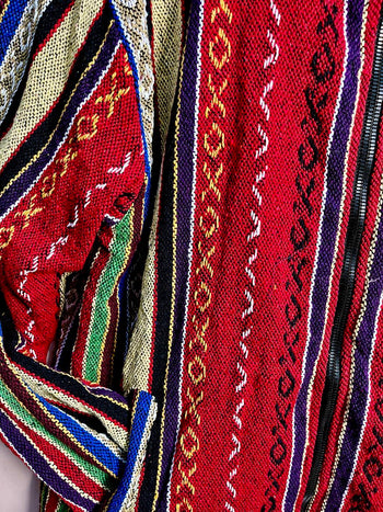 Hippie Woven Zipped Jacket XXL