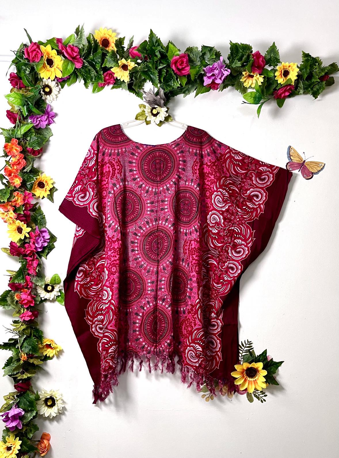 Thai Short Fringed Kaftan