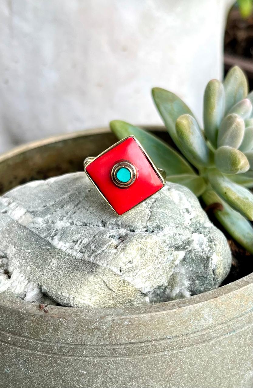 Jewel Tile Rings