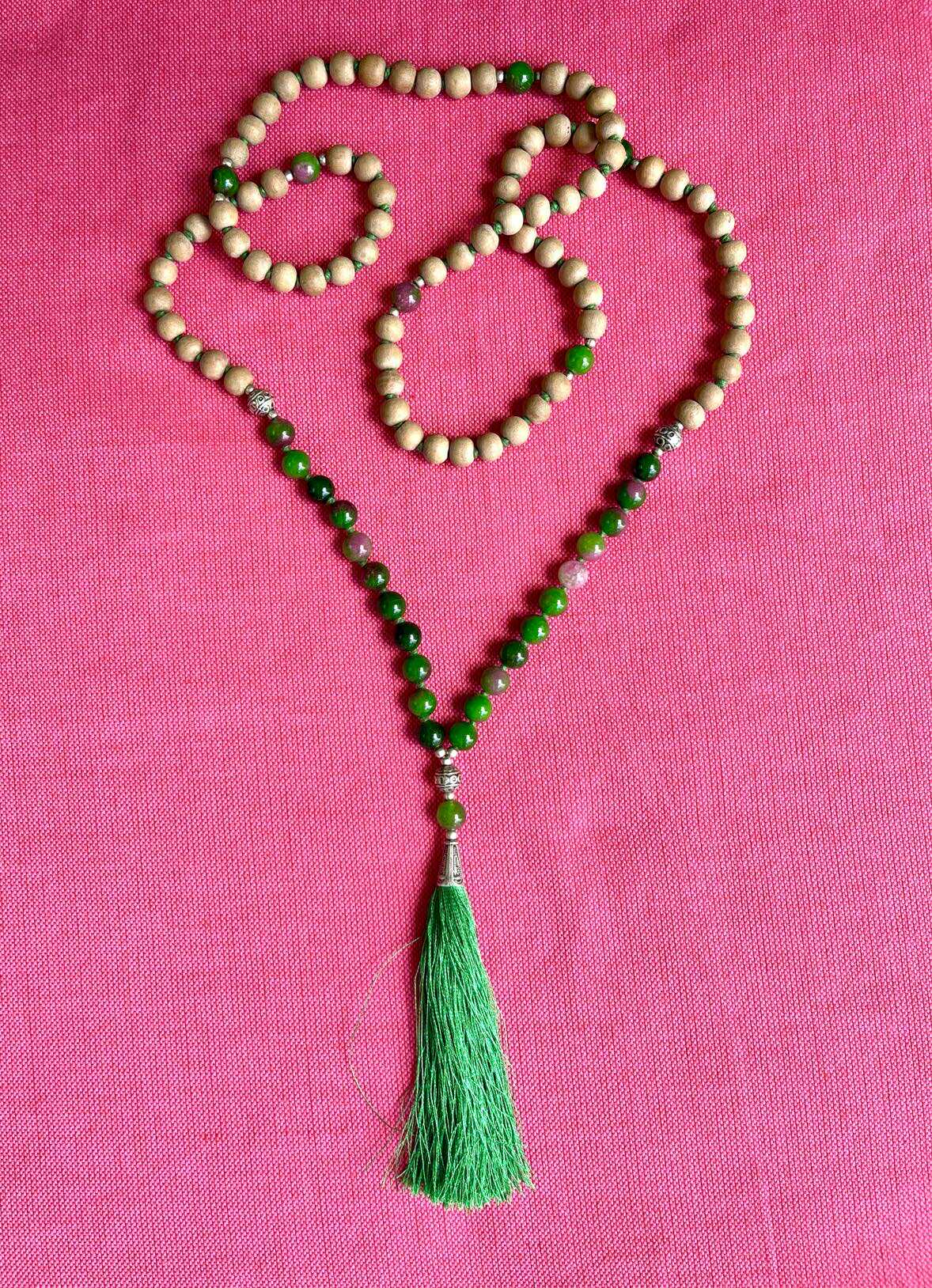Tulsi Gemstone Mala Beads