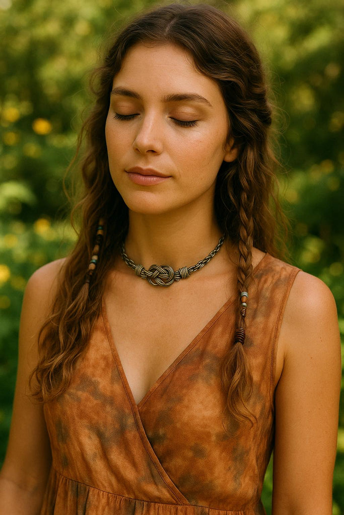 Silver Knot Choker