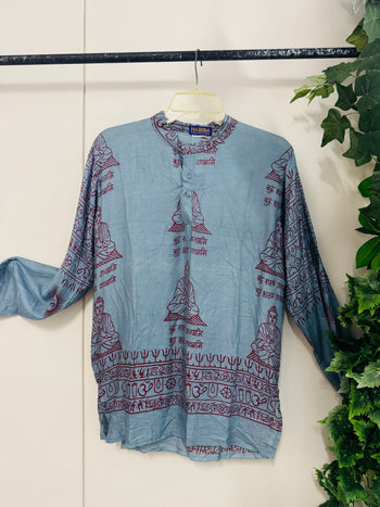 Prayer Manderin Shirt (Medium)