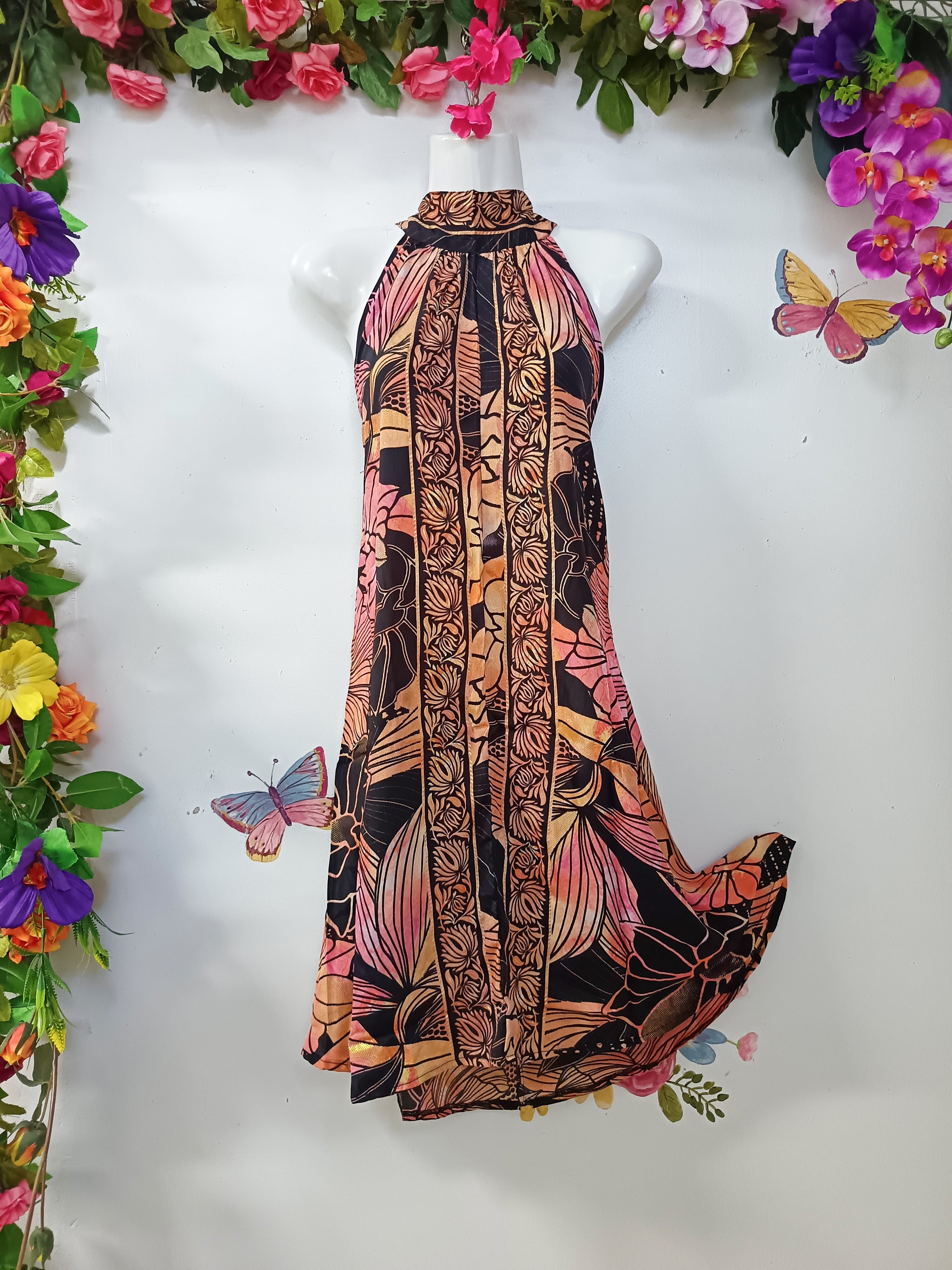 Silk & Soul Midi Muse Halter Dress