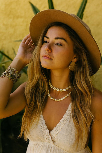 Spiraled Brass Cuff Bangle