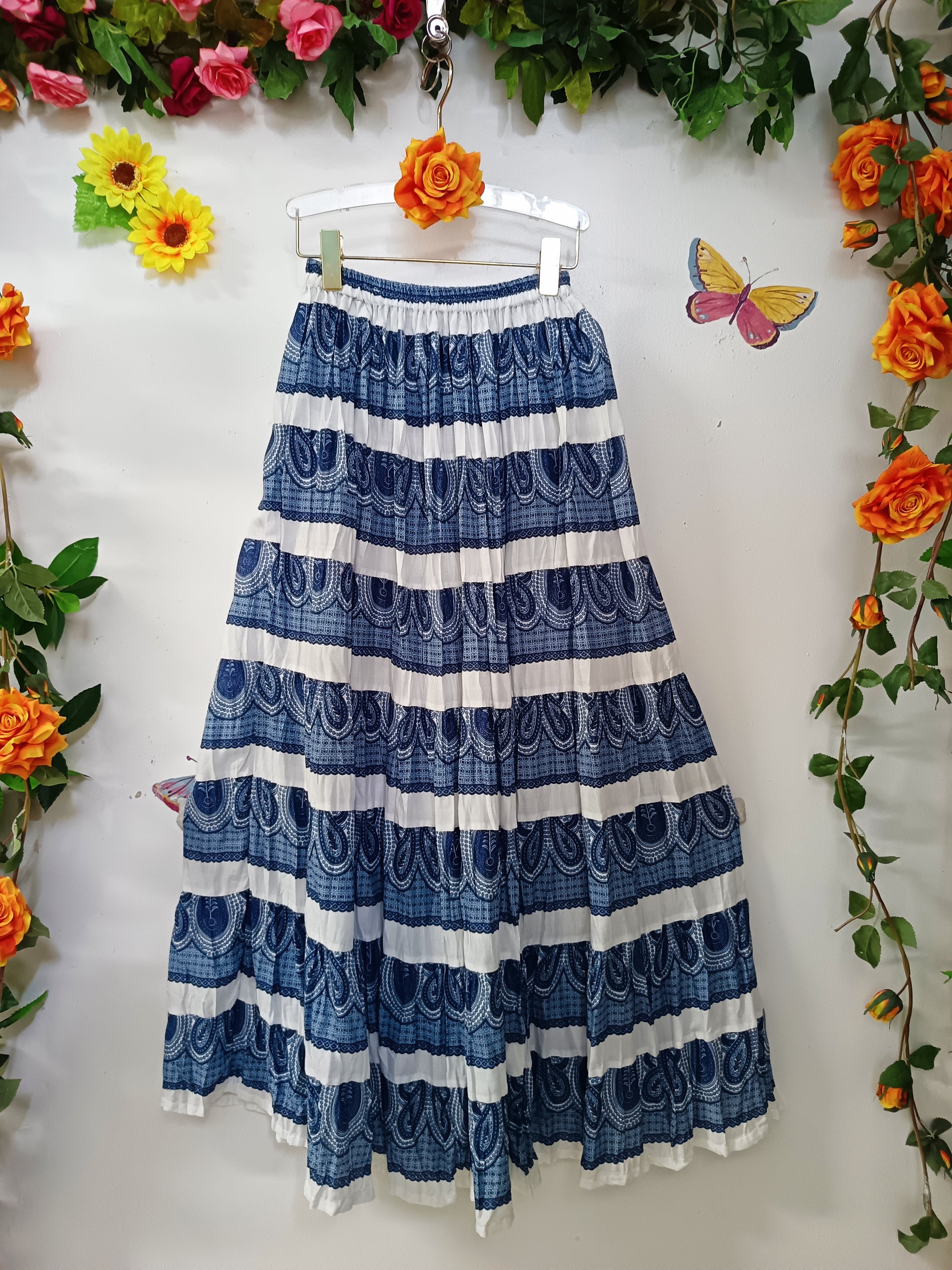 Thai Patchwork Gypsy Skirt