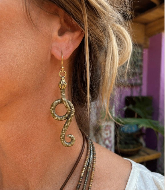 Sacred Serpent Earings
