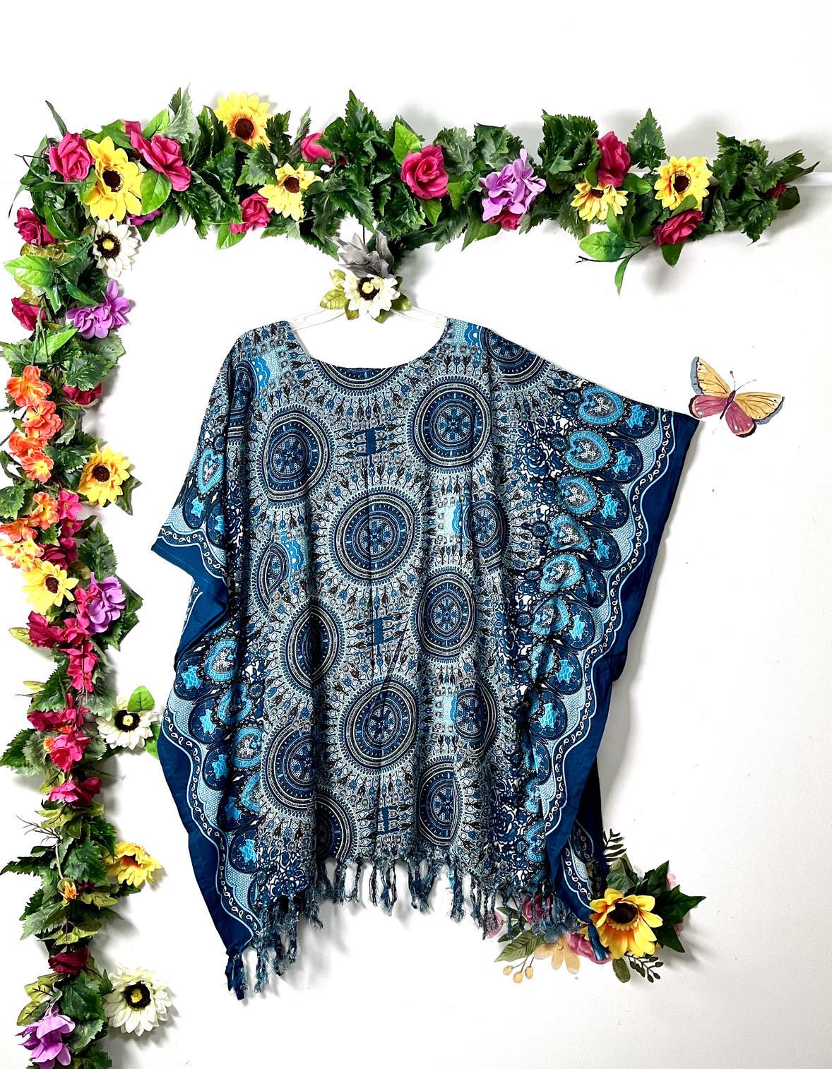 Thai Short Fringed Kaftan