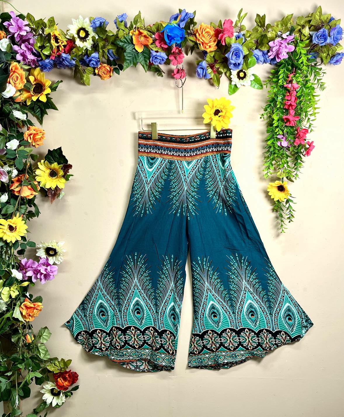 Thai Tribal Palazzo Pants