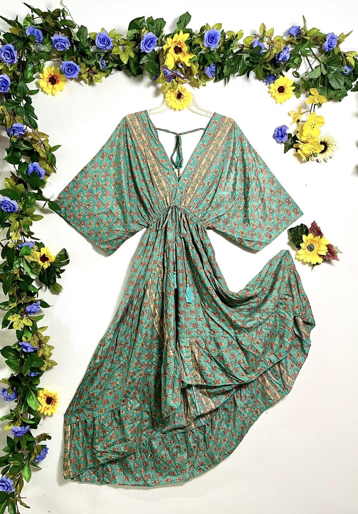 Silk Falke Up-Down Dress