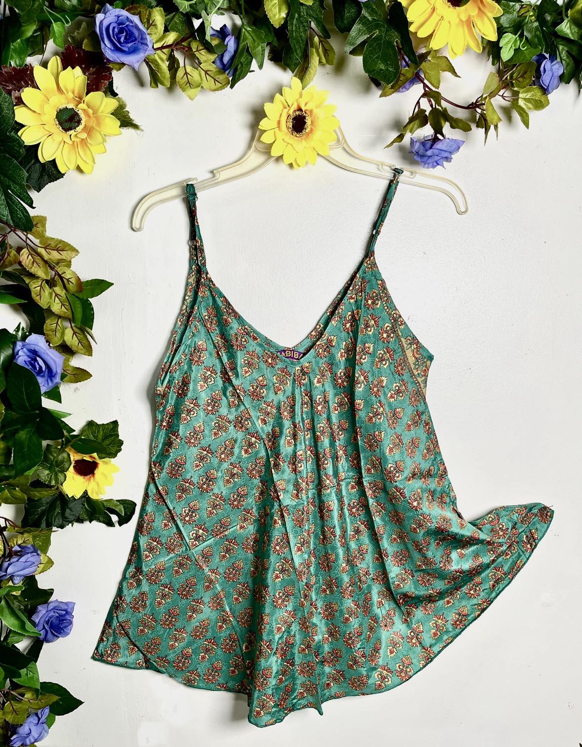 Silk Babydoll Strappy Top