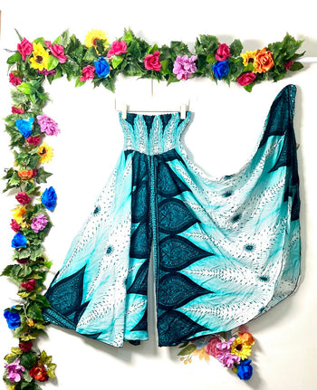 Thai Wide- Leg Palazzo Pants