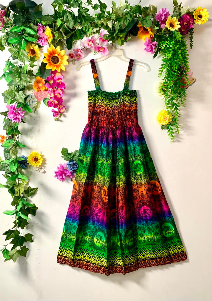 Thai Elasticized Rainbow Dress