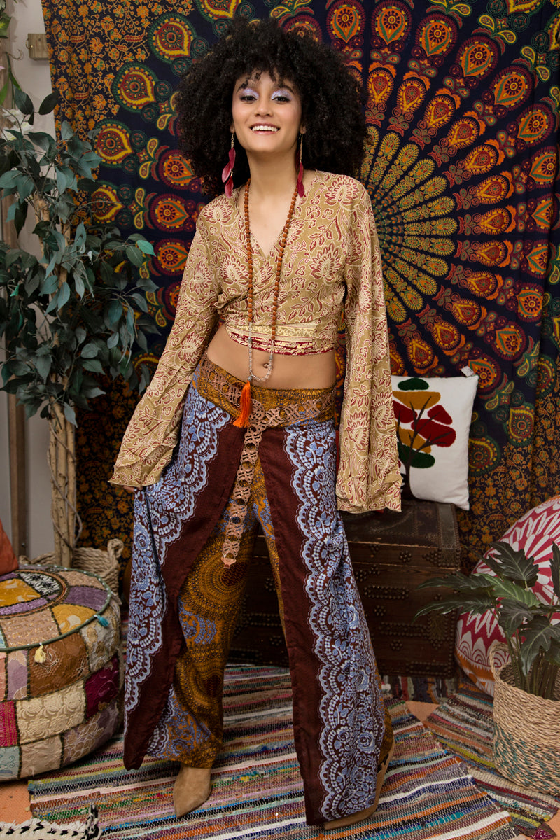 Thai Overlay Boho Pants