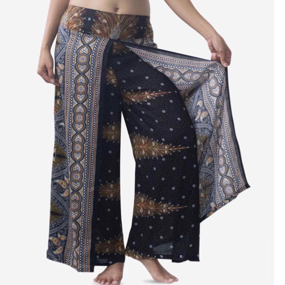 Thai Overlay Boho Pants