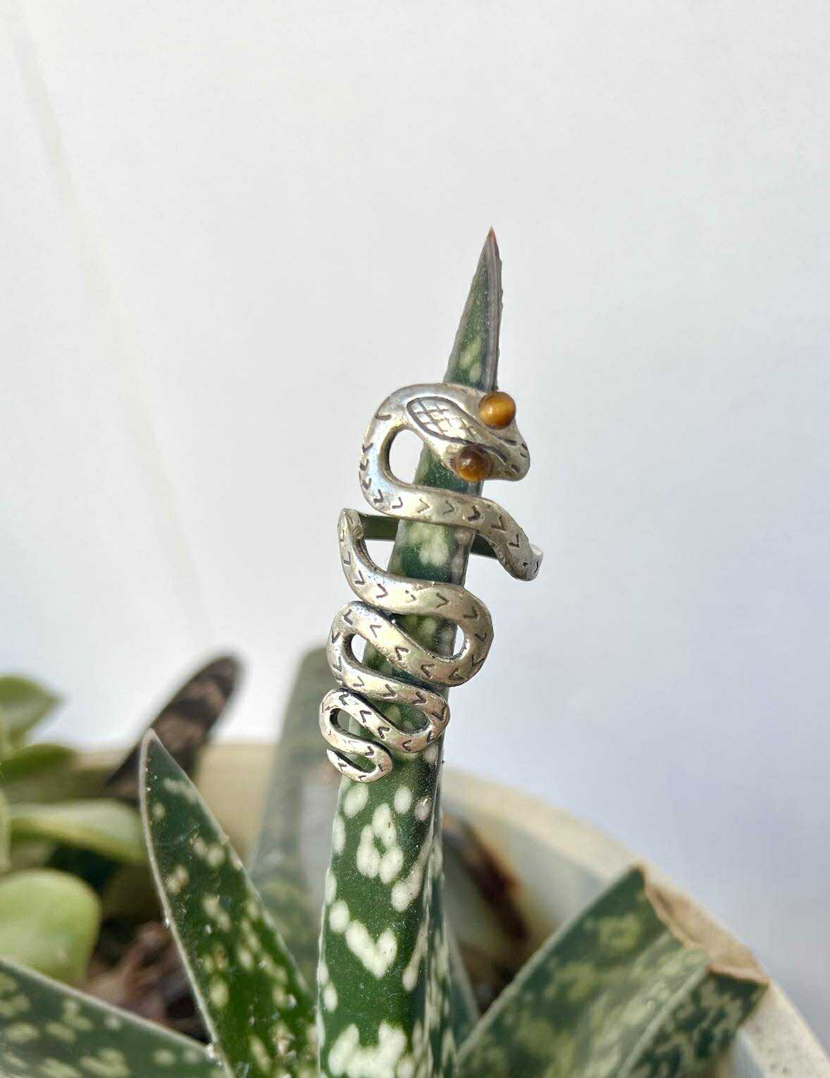 Bohemian Serpent Wrap Ring
