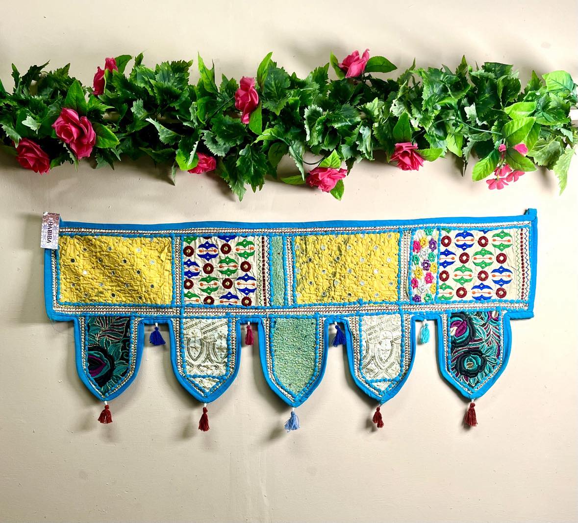 Indie Embroidered Wall Hanging