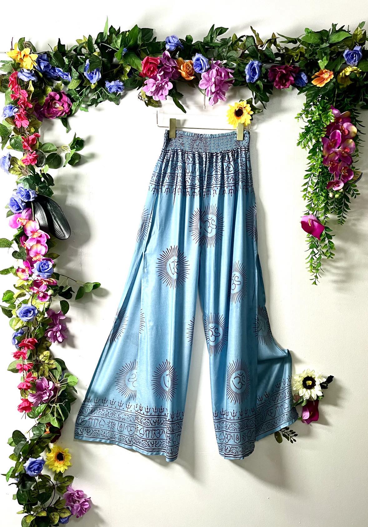 Prayer Cut Palazzo Pants