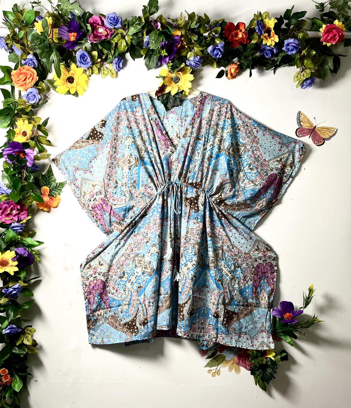 Silk Short Oasis Kaftan