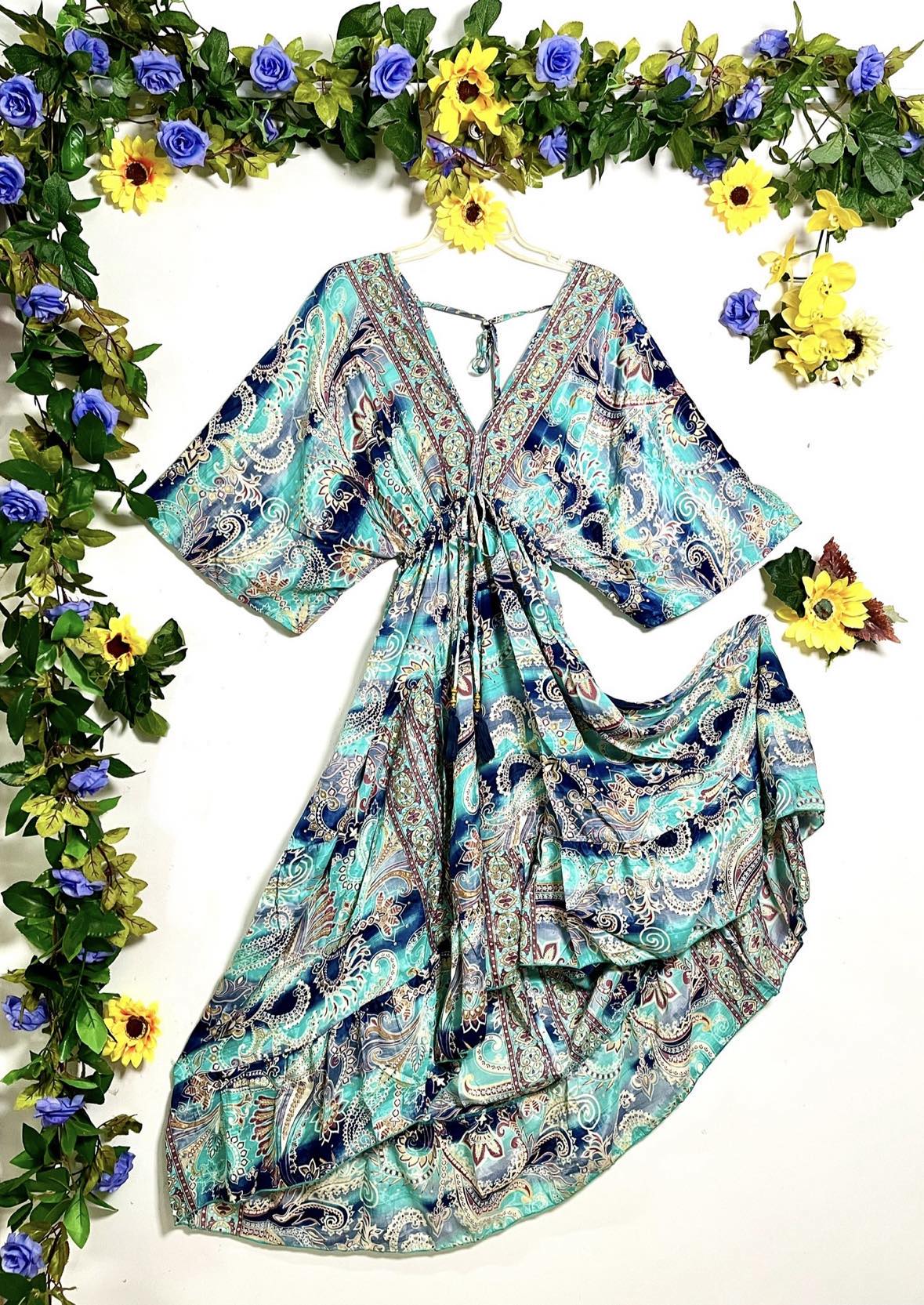 Silk Falke Up-Down Dress
