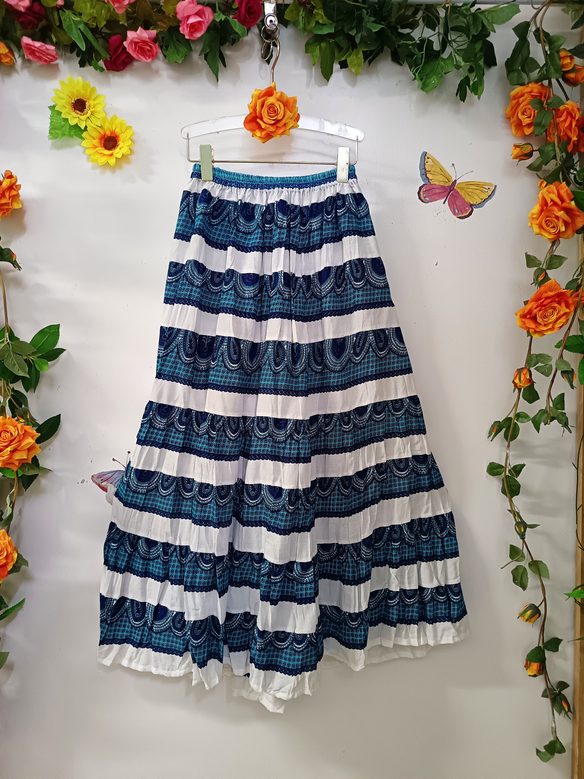 Thai Patchwork Gypsy Skirt
