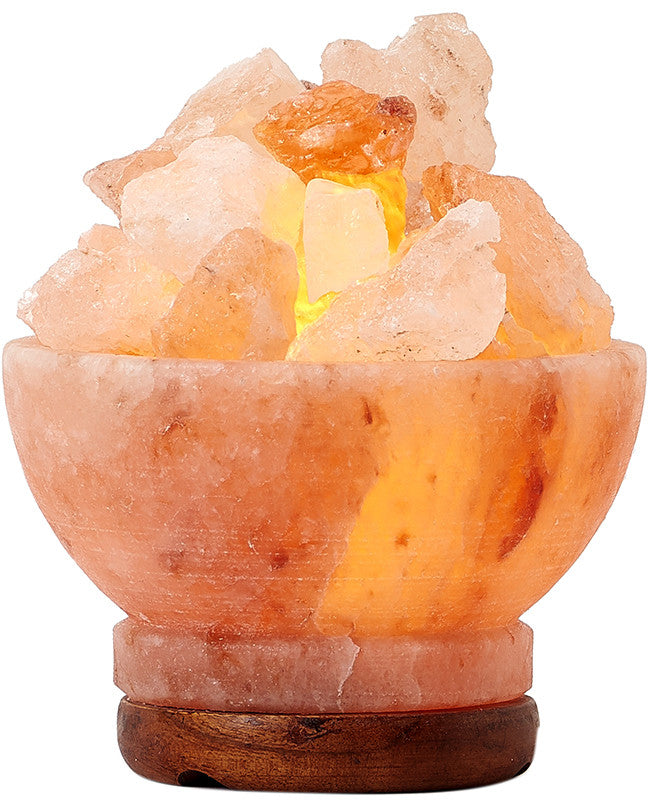 Himalayan Crystal Salt Lamp Fire Bowl