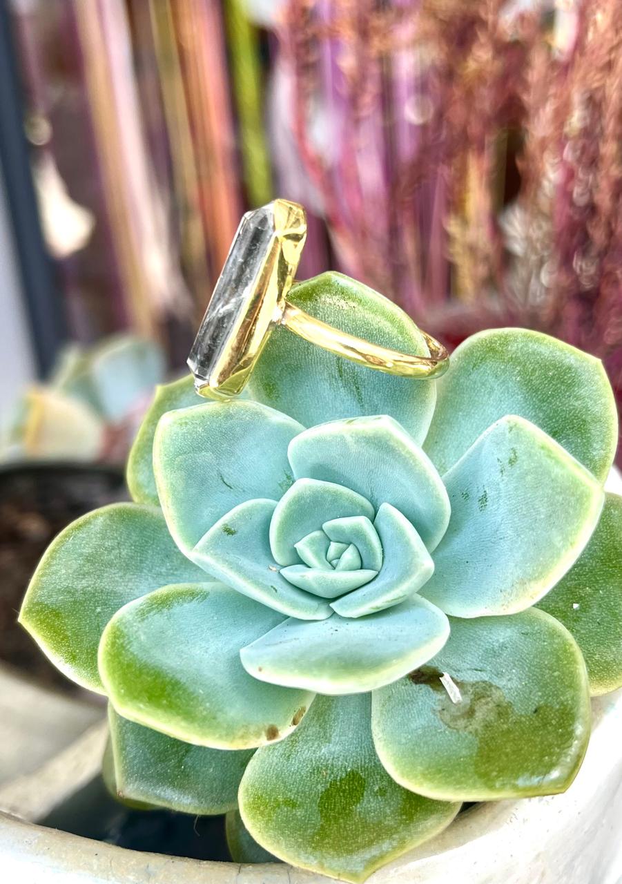Crystal Bar Ring