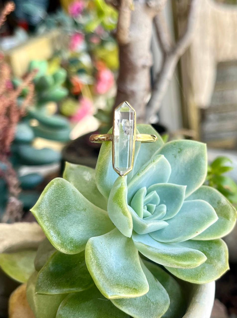 Crystal Bar Ring