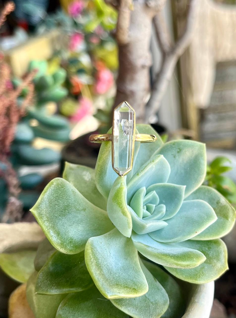 Crystal Bar Ring