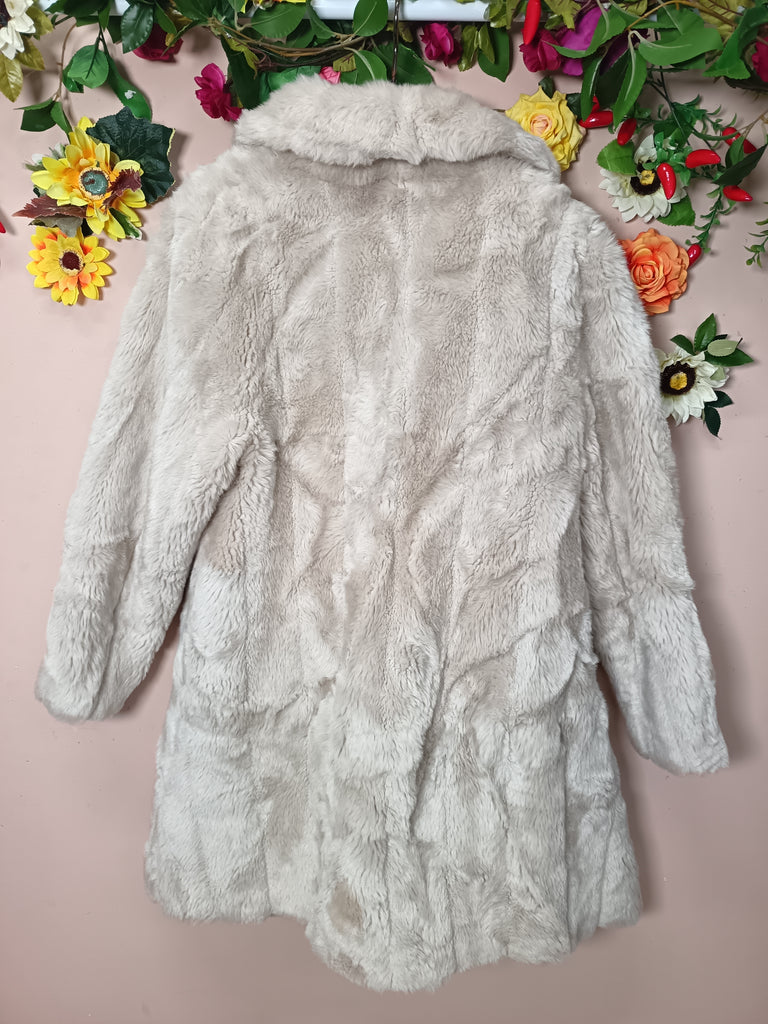 Winter Ivory Faux Fur Coat