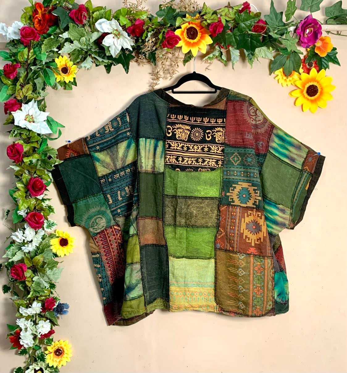 Hmong Open Patchwork Jacket